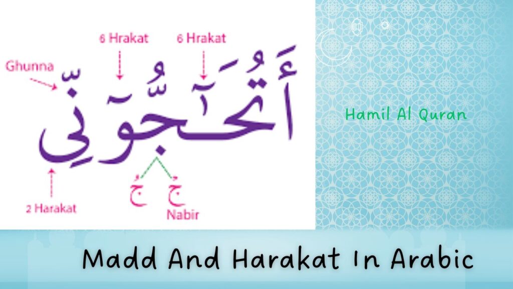 Madd And Harakat In Arabic